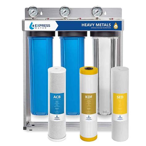 whole house water filter metal housing|10 whole house filter cartridge.